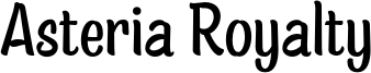 Asteria Royalty Font