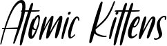 Atomic Kittens Font