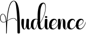 Audience Font