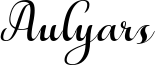 Aulyars Italic.otf