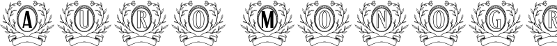 Auro Monogram Font