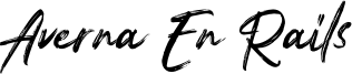 Averna En Rails Font