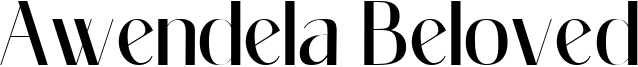 Awendela Beloved Font