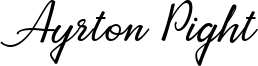 Ayrton Pight Font