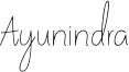 Ayunindra Font