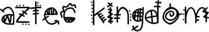 Aztec Kingdom Font