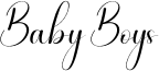 Baby Boys Font