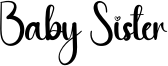Baby Sister Font