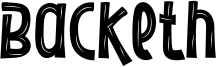 Backeth Font