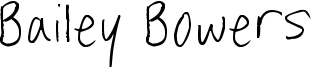 Bailey Bowers Font