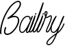 Bailiry Font