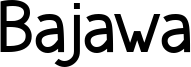 Bajawa Font