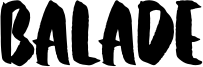 Balade Font