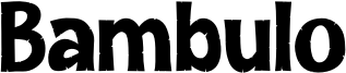 Bambulo Font