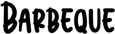 Barbeque Font