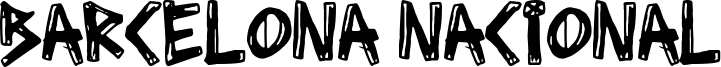 Barcelona Nacional Font