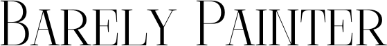 Barely Painter Font