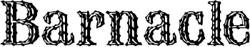 Barnacle Font