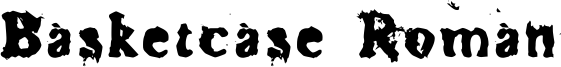 Basketcase Roman Font