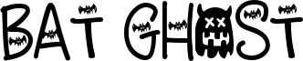 Bat Ghost Font