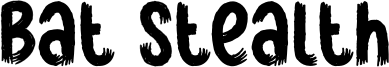 Bat Stealth Font