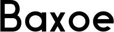 Baxoe Font