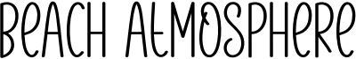 Beach Atmosphere Font