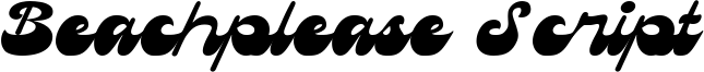 Beachplease Script Font