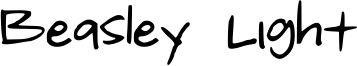 Beasley Light Font