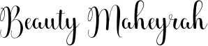 Beauty Maheyrah Font
