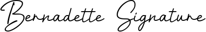 Bernadette Signature Font