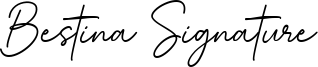 Bestina Signature Font