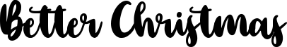 Better Christmas Font