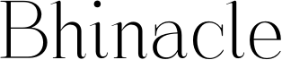 Bhinacle Font