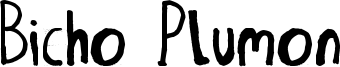 Bicho Plumon Font