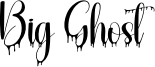 Big Ghost Font