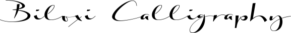 Biloxi Calligraphy Font