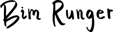 Bim Runger Font