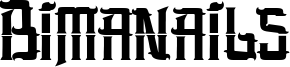 Bimanails Font