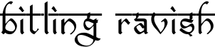 Bitling Ravish Font