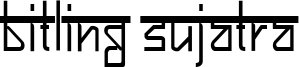 Bitling Sujatra Font