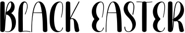 Black Easter Font