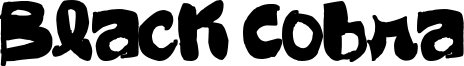Black Cobra Font