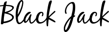 Black Jack Font