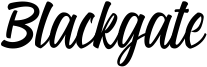 Blackgate Font