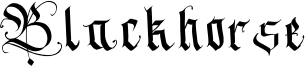 Blackhorse Font