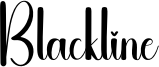 Blackline Font