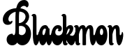 Blackmon Font