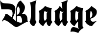 Bladge Font