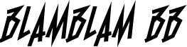 BlamBlam BB Font